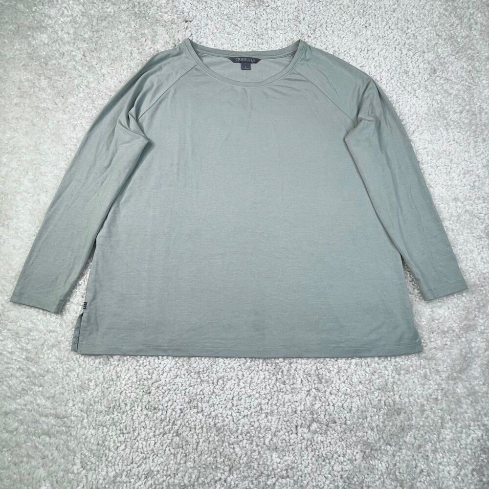 Free Fly Weekender Bamboo Long Sleeve Shirt Sage Green